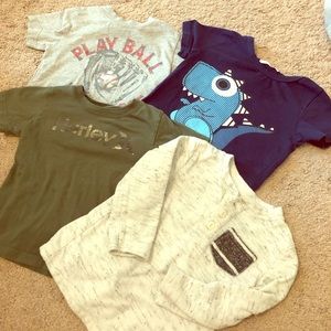 Lot of 4 Toddler Shirts - Size 18 Months